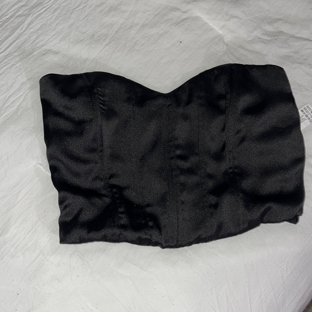 Black corset top